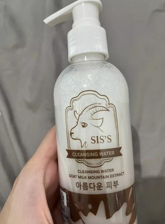 คลีนซิ่งนมแพะ SIS’S Cleansing water Goat milk  3