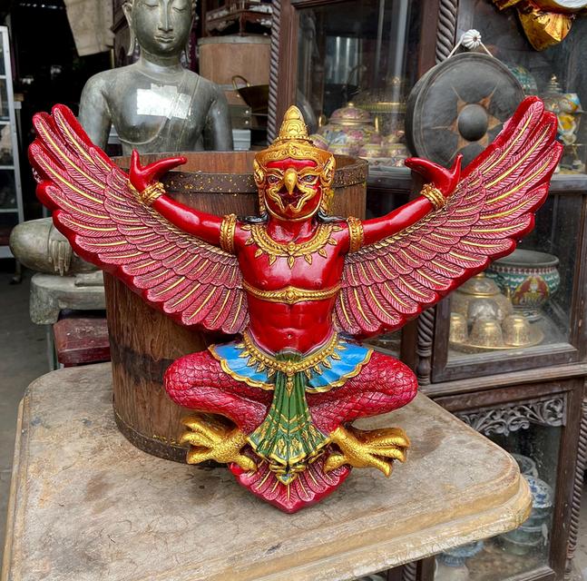 ครุฑสำนักงาน พญาครุฑแขวนผนัง ขนาด50x50cm