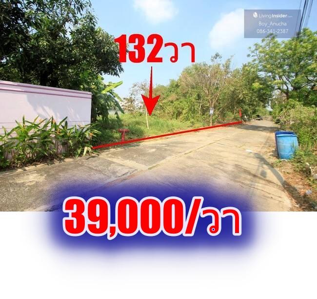 ที่ดินบรมราชชนนี62 อัศวพิเชษฐ์12 สวนผัก43 หมู่บ้านทิมเรืองเวช 132ตารางวา เหมาะสร้างบ้าน เดินทางสะดวก ตรงข้ามสายใต้ใหม่ ใกล้ถนนราชพฤกษ์ 39,000/วา