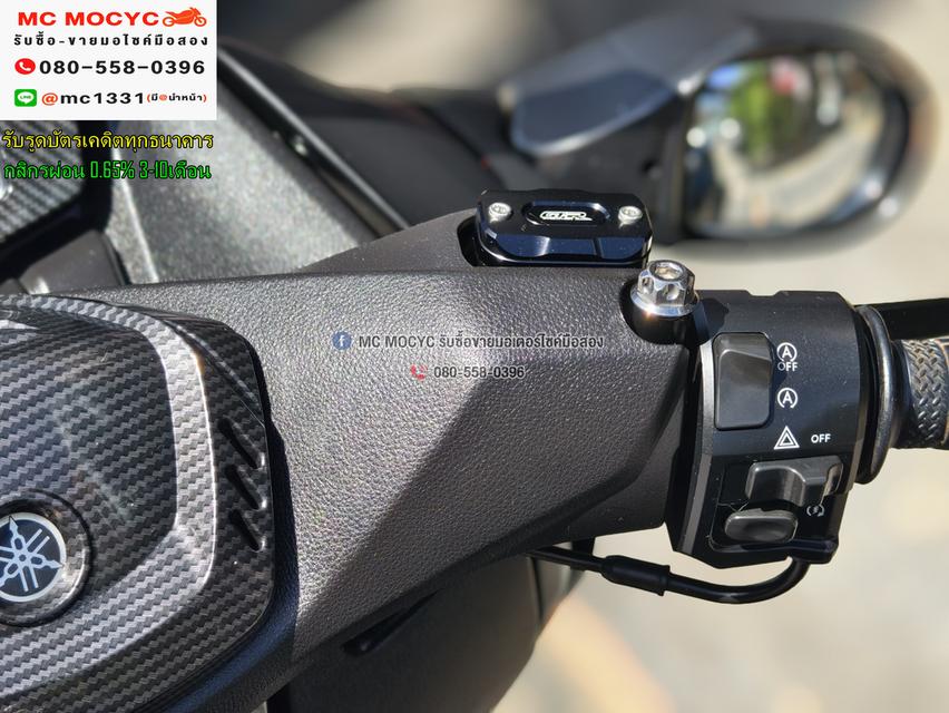 Nmax 2022 วิ่ง10000โลแท้ รุ่นTOP Yconnect ABS TCS รถบ้านแท้มือเดียว กุญแจบุคเซอวิสครบ แต่งแน่นๆ No1155 8
