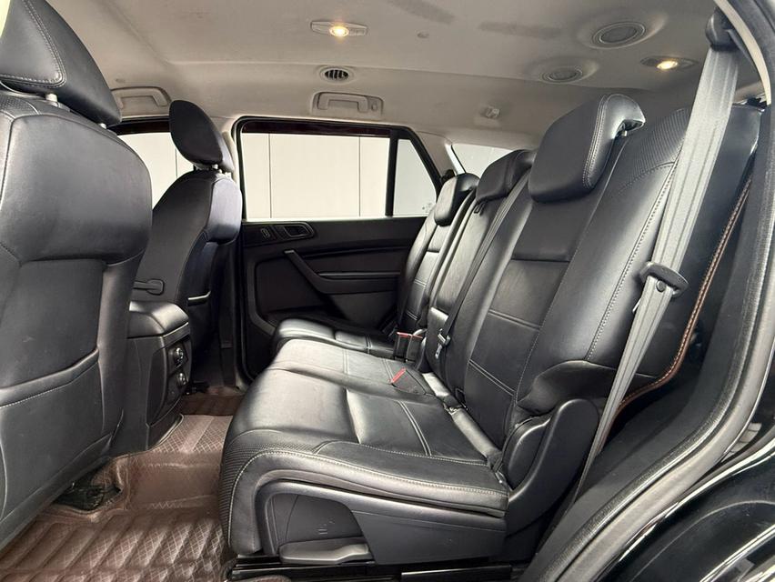 #FORD EVEREST 2.0 TURBO สีดำ เครื่องยนต์ดีเซล 2000 cc มาพร้อมชุดแต่งจัดเต็ม ปี2018เลขไมล์ 244,726โล-รถมือเดียวป้ายแดงลูกค้าซื้อสดมา✅✅ ราคาขาย 468,000 รูปที่ 15