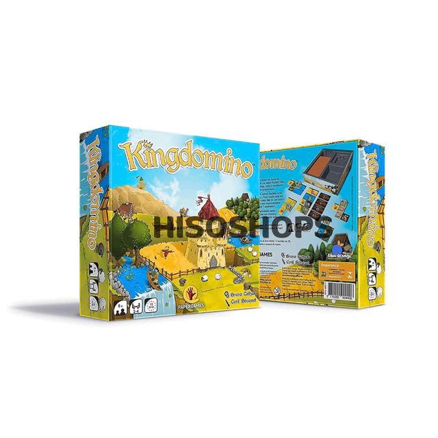 Kingdomino เกมคิงส์โดมิโน บอร์ดเกม เกมกระดานแสนสนุก ช่วยเสริมสร้างพัฒนาการและทักษะการเล่นเกม ช่วยฝึกสมาธิ เกมส์ยอดฮิต