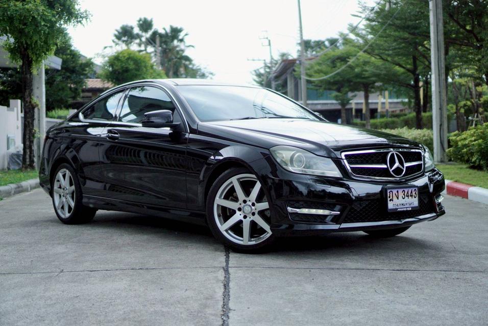 Benz C180 COUPE AMG Sport 2013 สีดำ รูปย่อยที่ 3