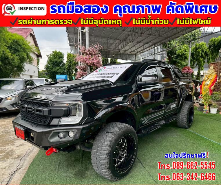 🔴ปี2025 Ford Ranger 2.0 DOUBLE CAB Sport 4WD. 🔴ไมล์แท้ 27,xxxกม. 🔴ยังมีรับประกันศูนย์ ถึง2028