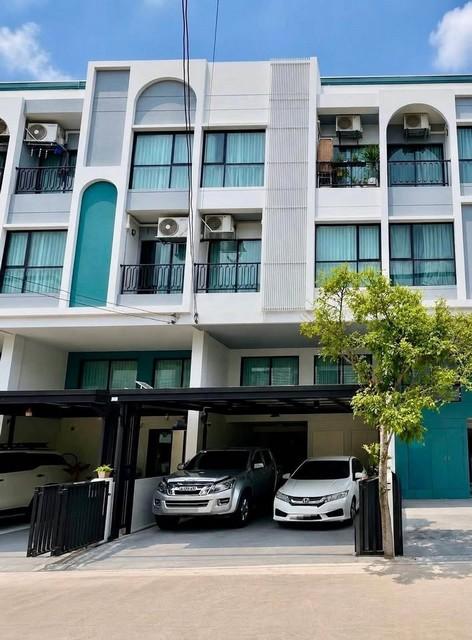 PP507 ขายทาวน์โฮม 3.5 ชั้น โครงการ เมซอง 168 ลาดพร้าว 101 Maison 168 Latphrao 101 ใกล้ Central Eastville บ้านใหม่มาก 1