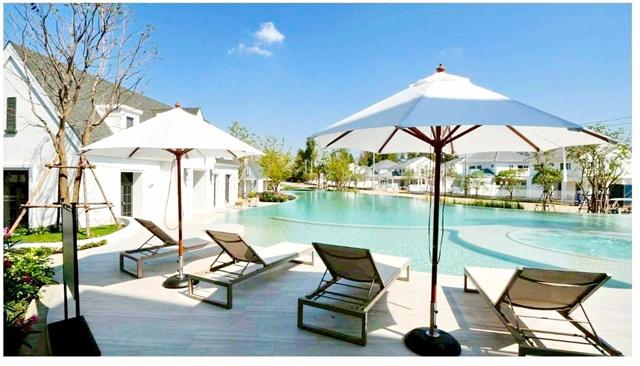 4น้ำ ใกล้แหล่งไลฟ์สไตล์ รร.นานาชาติไทยจีน 2 กม.50ตร.วา. 250ตร.ม. บ้านเดี่ยว 2ชั้น ฟังก์ชัน 3นอน บางนา กม.15 เมกาบางนา 2. 6