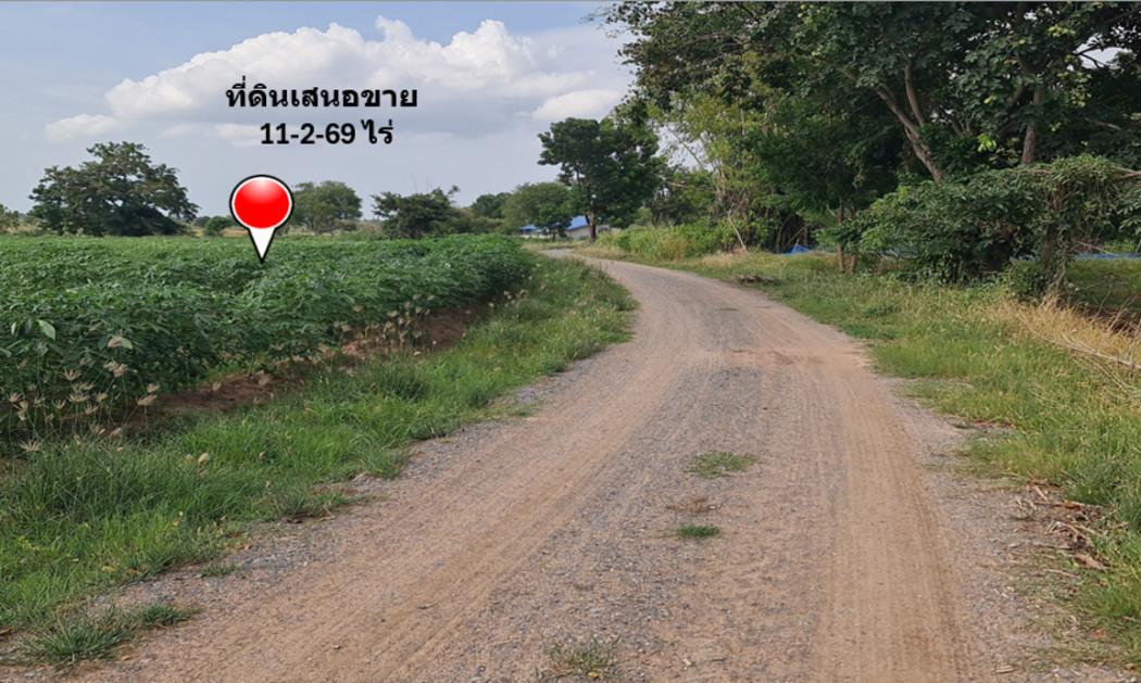 ขาย ที่ดิน ย่านชุมชนบ้านบุ่งตะแบก อ.โนนไทย จ.นครราชสีมา ห่างจากถนนคอนกรีตเพียง 300 เมตร เนื้อที่ 11 ไร่ 2 งาน 69 ตรว ฟรี 6