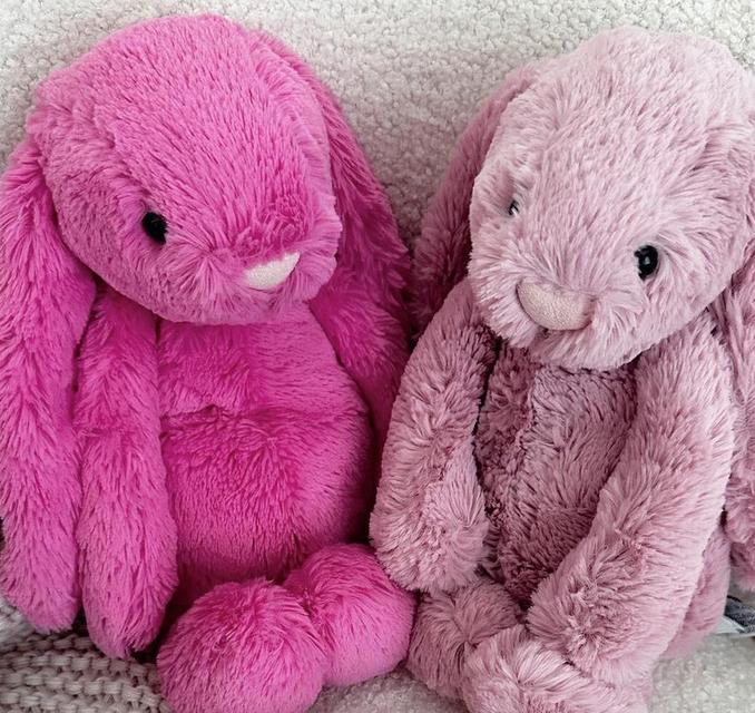 ขายตุ๊กตากระต่าย Jellycat สีชมพูสองตัว 3