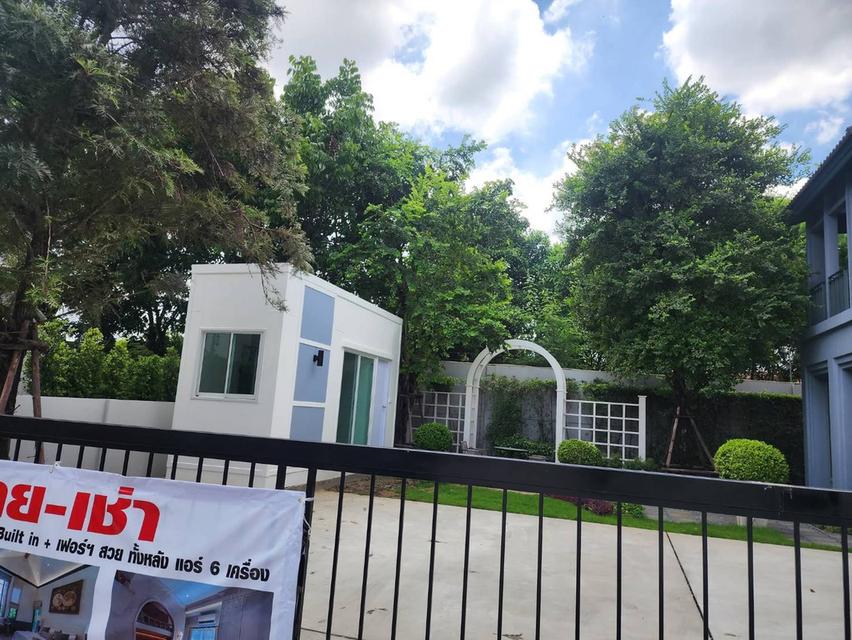 ขาย/ ให้เช่า บ้านเดี่ยว2 ชั้นตกแต่งหรู  สราญสิริ พระราม 2 10