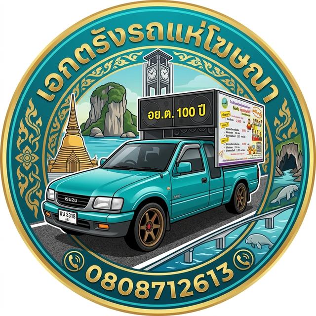 เอกตรังรถแห่ป้ายโฆษณาตรัง0808712613