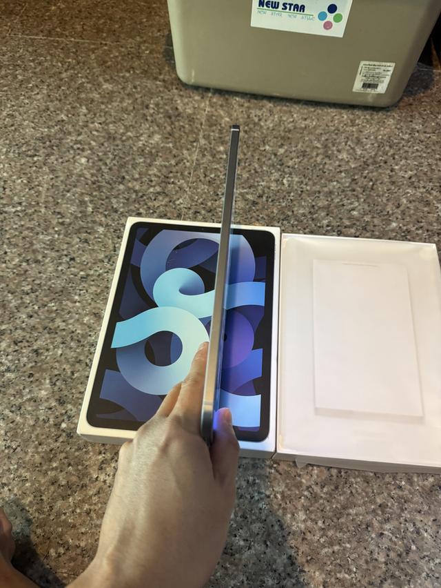 ขายๆๆๆถูกๆๆiPadAir4สีSky Blue มีกล่องอีมี่ตรง256กิ๊กWifi Celluer ใส่ซิมได้ตัวTopสุดใช้งานดีทุกๆฟังชั่นสูนTrueทุกๆฟังชั่นรีสโตได้ตลอดไม่มีติดไอคราว Mod 5