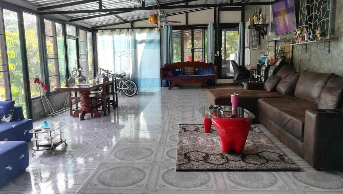 บ้านชั้นเดียวในพื้นที่1ไร่ 20