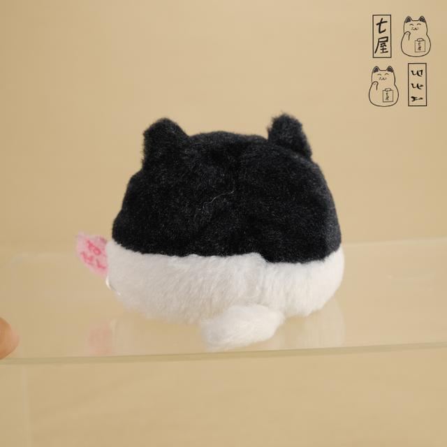 ตุ๊กตา แมวก้อน เนโกะดังโงะ ฮาจิ・หน้าวัวขาว-ดำ 🖤 Hachi Cat Plush・SAN-EI Boeki・Dango Friends・Neko Dango 🐱 ~ Standard Edition ~ Petit・8 cm 🍡 รูปย่อยที่ 4