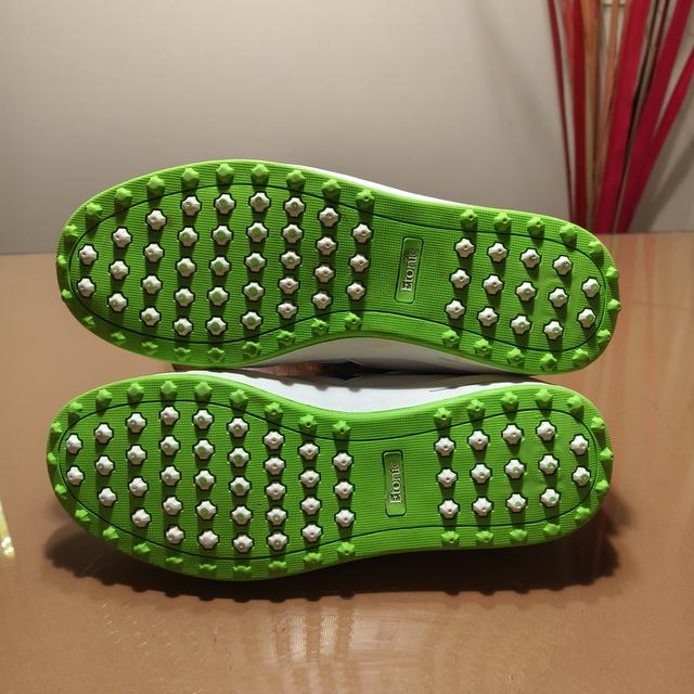 Mens Etonic G-SOK 2.0 Golf Shoes White / Lime / BlueSize. US 11.5/ UK 10.5/ EUR 45/ 29 cm⭐⭐⭐⭐ Pre-owned/ Good Condition🔥 Price : 750฿ รูปที่ 4