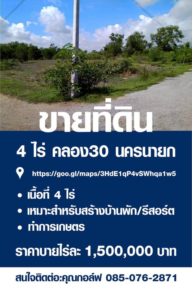 ขายที่ดินโฉนดครุฑแดง 4 ไร่ 1