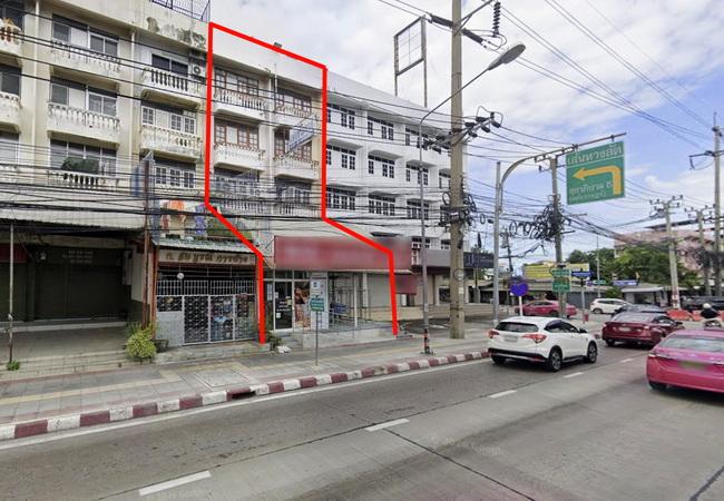 ขายอาคารพาณิชย์ ปากซอยรามอินทรา 109 ติดถนนรามอินทรา เนื้อที่ 48 ตร.ว. 2 คูหา 1