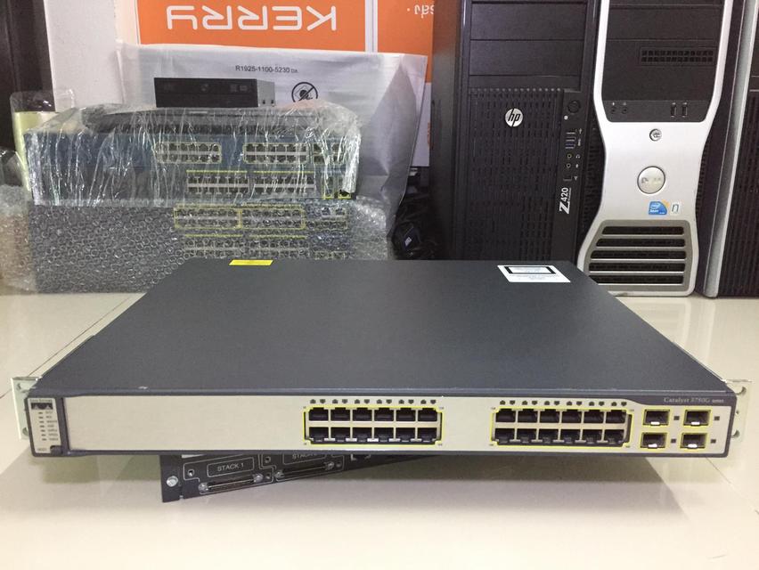 Cisco Catalyst 3750G-24TS-S1U (ciscoมือ2) 2