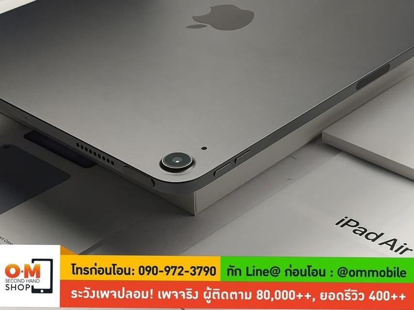 ขาย/แลก iPad Air5 256GB Wifi Gray ศูนย์ไทย ประกัน Apple Care Plus 12/11/2025 สภาพใหม่มาก ครบกล่อง เพียง 16,990 บาท 5