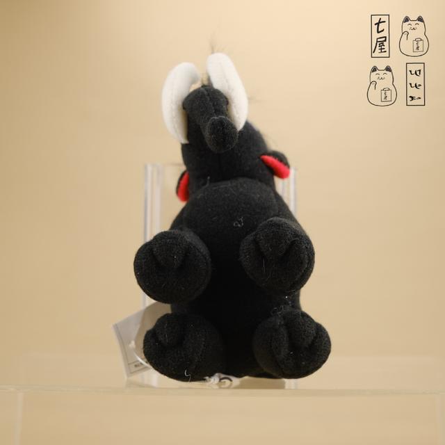 พวงกุญแจ ตุ๊กตา ช้างดำ แมมมอธ แมมมูท 🐘 Black Woolly Mammoth Elephant・MAMMUT・First Zip Backpack Mascot ~ Keychain ~ 11 cm 🖤