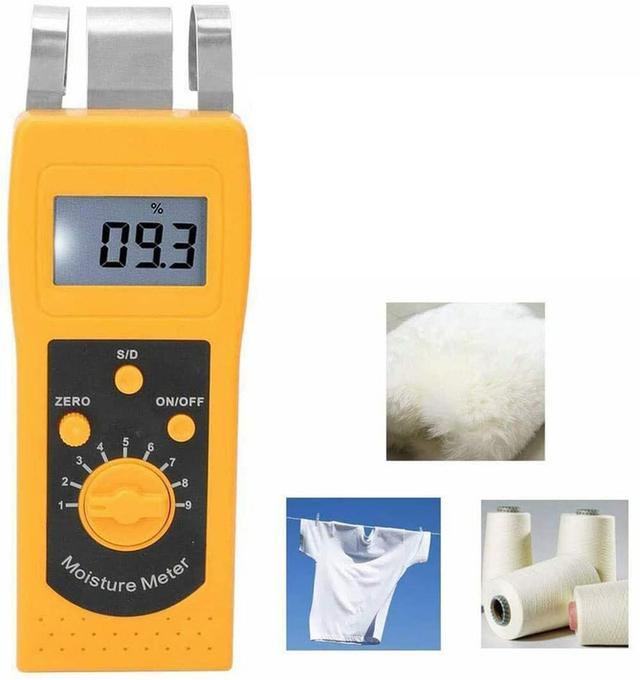 เครื่องวัดความชื้นผ้า หนัง และสิ่งทอ Textile Moisture Tester รุ่น DM200T ฟรีถ่าน คู่มือไทย พร้อมส่งทั่วไทย 5