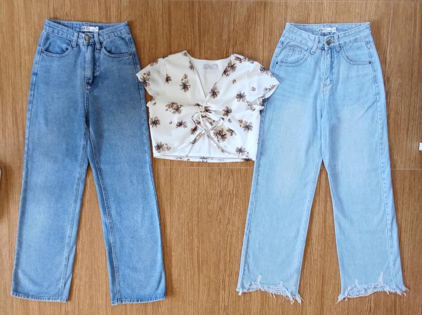 คุ้มสุด! เซ็ตนิยมยีนส์ (Niyom Jeans) แท้ 2 ตัว 590.- ✨