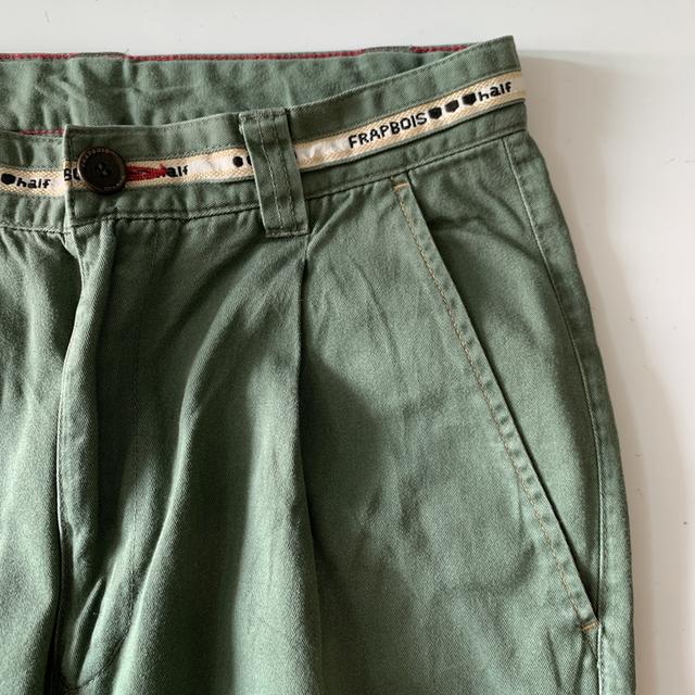 FRAPBOIS half Chino Pant สี Olive Green รูปที่ 8