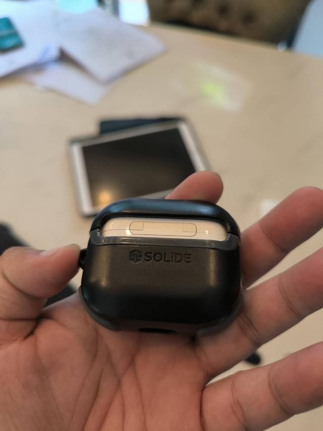 Airpod gen3 พร้อมเคส Solide สีดำ 3