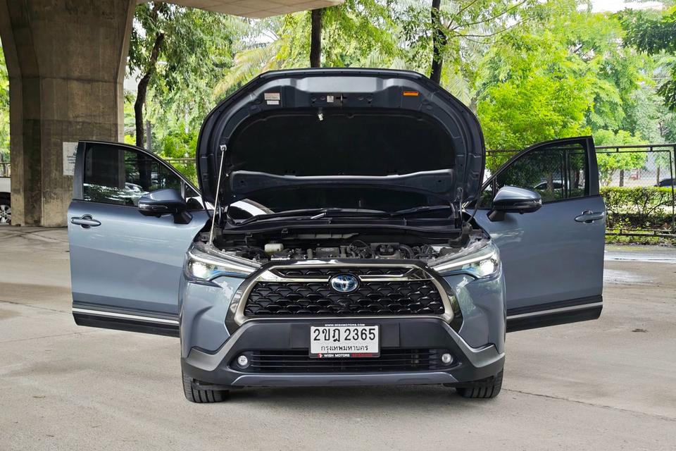 2021 Toyota Corolla CROSS 1.8 HYBRID PREMIUM SAFETY AT รถสวย มือเดียวป้ายแดง ไมล์น้อย รูปที่ 10