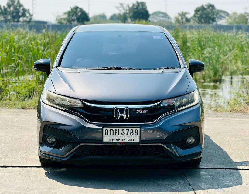 รถบ้านเข้าใหม่ ไมล์เพียง76,000โล เข้าศูนย์ตลอด มือเดียวออกห้างป้ายแดง สวย เดิม ราคาดี วารันตีหลังการขาย #HONDA NEW JAZZ 1.5RS (GK) ปี2019 สีเทา เกีย รูปย่อยที่ 4