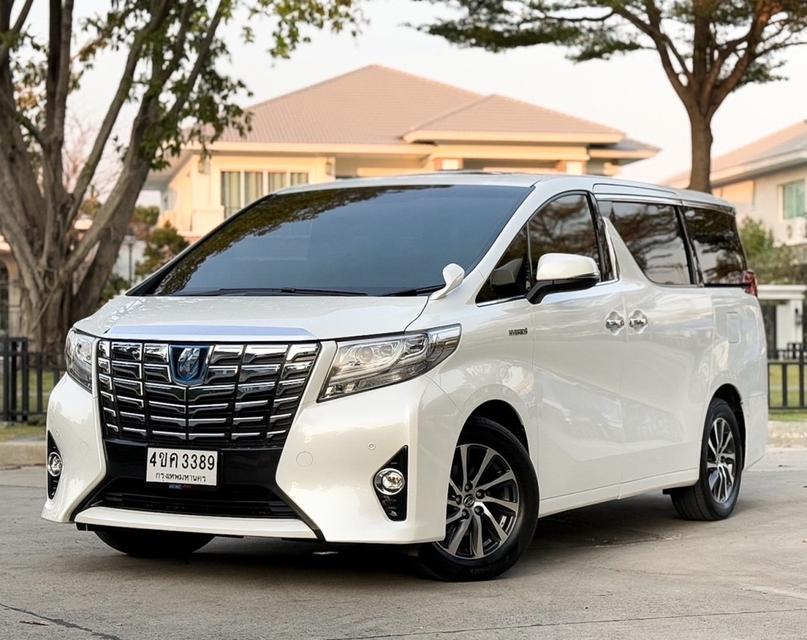 รหัสรถ AVA3389 🇯🇵 Toyota Alphard 2.5 Hybrid ปี 2016 E-four ตัว Top