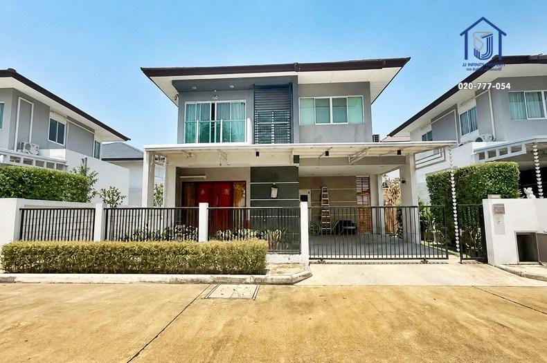 ขายบ้านเดี่ยว 2 ชั้น หมู่บ้านเดอะวัน ไลฟ์ บางนา ซอยนัมเบอร์วัน-ราม2 ถนนคู่ขนานกาญจนาภิเษก  ใกล้เมกาบางนา & รร.สาธิต ม.รามฯ 2 1