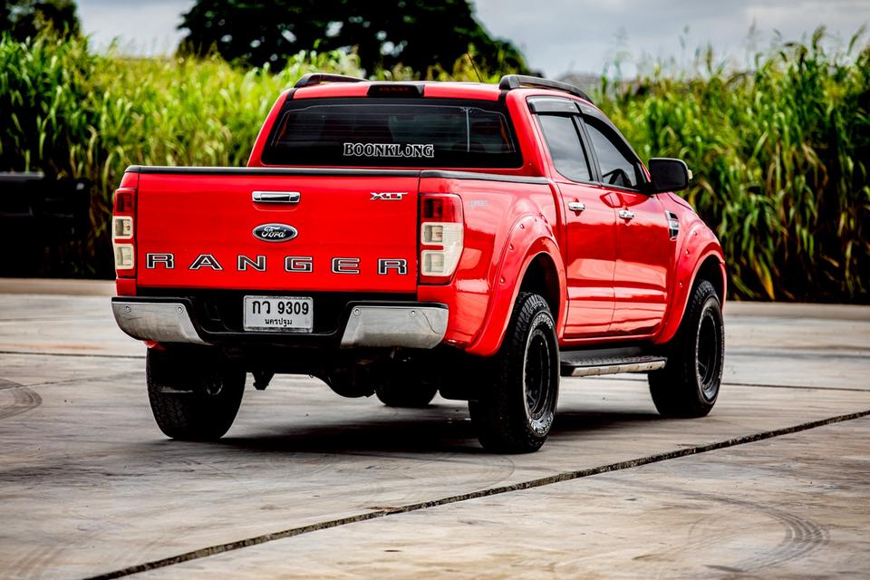 Ford Ranger 2.2 XLT Hi-Lander Double Cab ปี 2017 สีแดง มือเดียวป้ายแดง 6