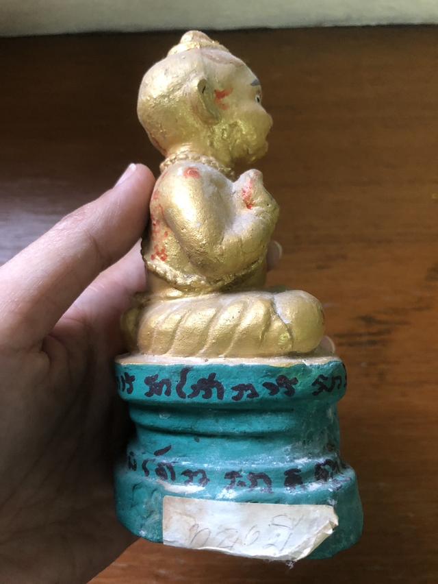 กุมารทอง ตุ๊กตาทอง ฐาน 9 เทพนิมิตร หลวงปู่แย้ม วัดสามง่าม ปี 2548 พิมพ์กลาง หลังตรง ยุคต้น นัดรับ บางบอน 1 6