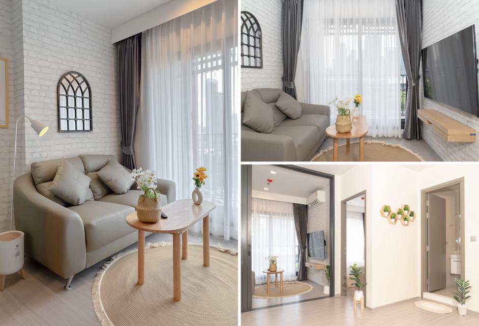 Condo Life Asoke Hype ใกล้ MRT พระราม 9 ขนาด 35 ตารางเมตร 1 ห้องนอน ชั้น10 ห้องใหม่ ตกแต่งครบ