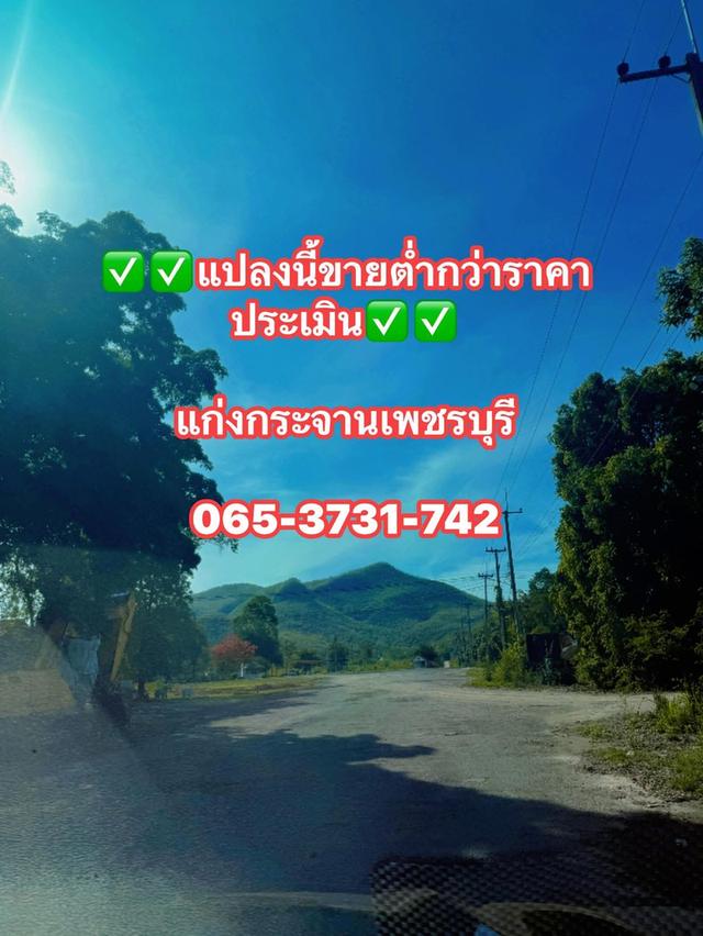 ที่ดินขายต่ำกว่าราคาประเมิน แก่งกระจาน 1