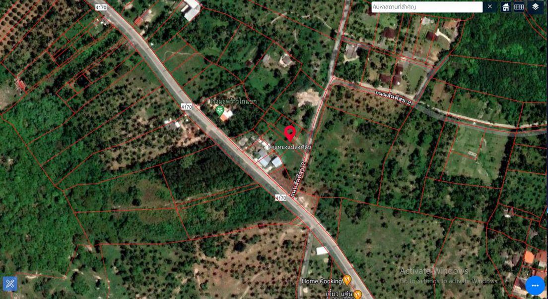ขายที่ดินเปล่า แปลงสวยๆ บนเกาะสมุย ขนาด2ไร่2งาน1000ตร.วา ติดถนน สวย ราคาไม่เเพง คุ้มค่าการลงทุน 2