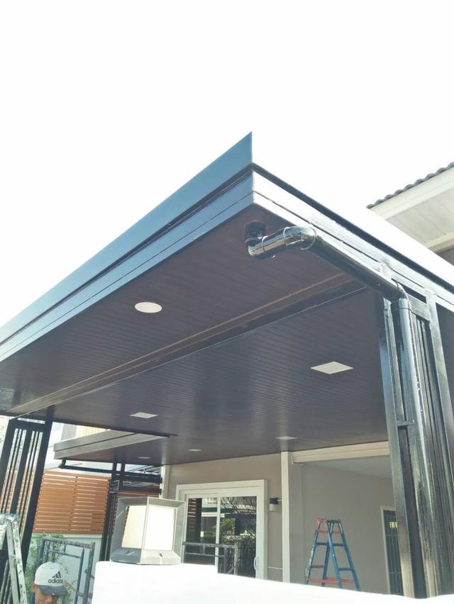 รับเหมาต่อเติมโครงหลังคา กันสาด แบบครบวงจร รูปที่ 6