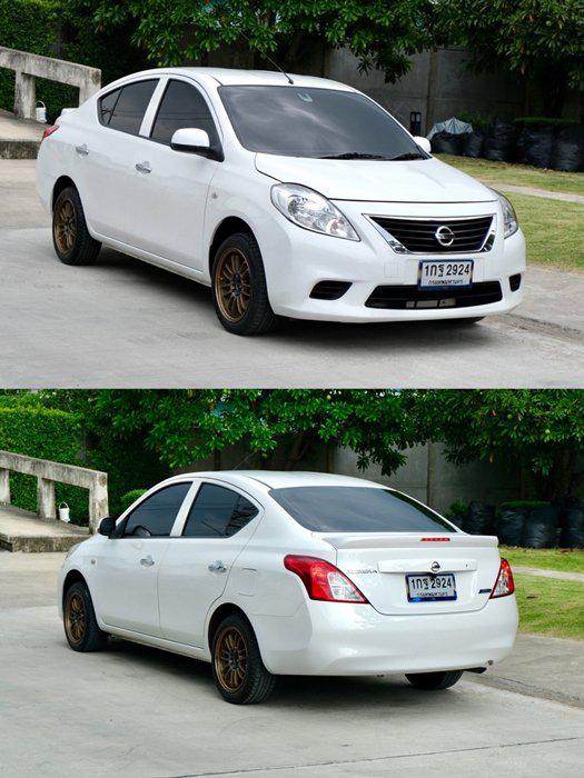 Nissan Almera 1.2 ES CVT ออโต้ ปี2013 สีขาว เบนซิน 1