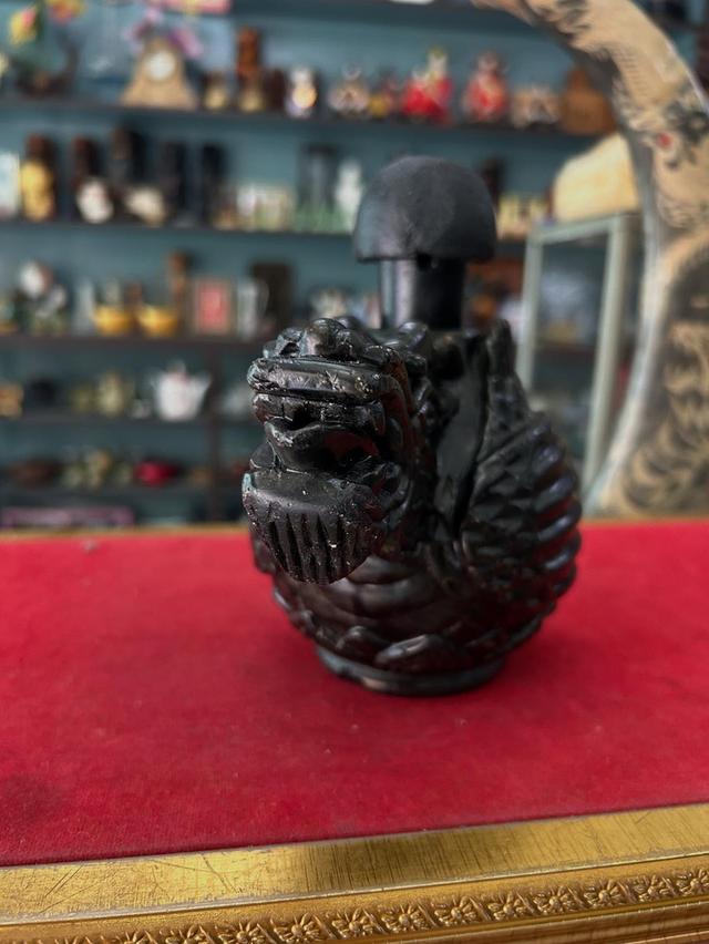 กาน้ำชามังกร ทำจากหินแกะสลัก 7