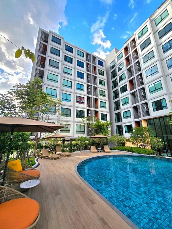 ขายคอนโดใหม่ ติดมหาวิทยาลัยเกษตรศาสตร์ ศรีราชา dcondo vale ศรีราชา โทร 093-1681685 ลากกระเป๋าใบเดียวเข้าอยู่ได้เลย 8