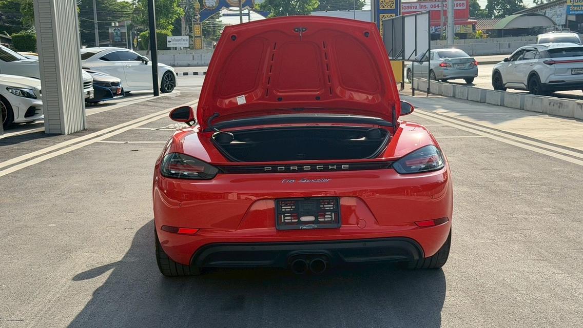 2016 PORSCHE 718 BOXSTER 2.0 Turbo สี Lavaorange เลขไมล์เพียง 53,XXX KM หลังคาผ้าใบสีดำ รถสวย ออฟชั่นล้น รถผลิตปี 16 รูปที่ 10