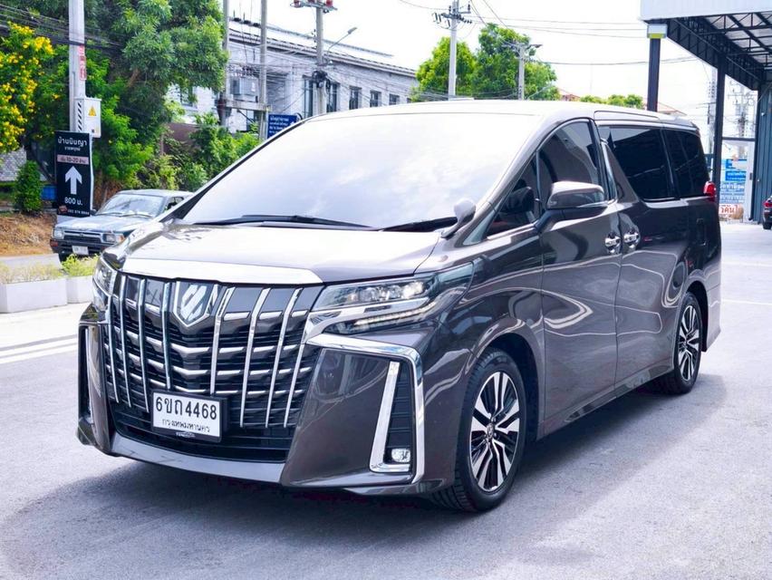รหัสรถ KPV4468 2021 TOYOTA ALPHARD 2.5 SC PACKAGE สีน้ำตาล
