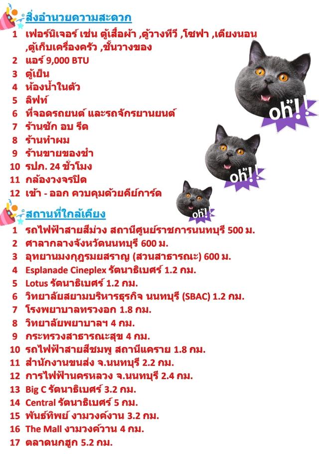คอนโดมิเนียม เดอะเรสซิเดนซ์รัตนาธิเบศร์14 10