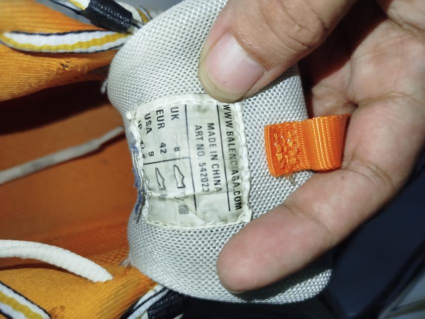 Balenciaga Track White Orange รูปที่ 4
