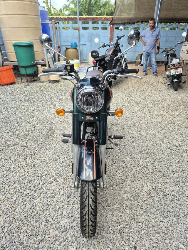 ไมล์ 30 km แท้ Royal enfield Classic 350 ปี 2021 สีเขียวมรกต รูปย่อยที่ 4