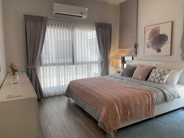 MHR48 เช่าบ้านหรู Burasiri กรุงเทพกรีฑา สไตล์รีสอร์ท 4 ห้องนอน เฟอร์ครบพร้อมอยู่ ใกล้ Wellington 7