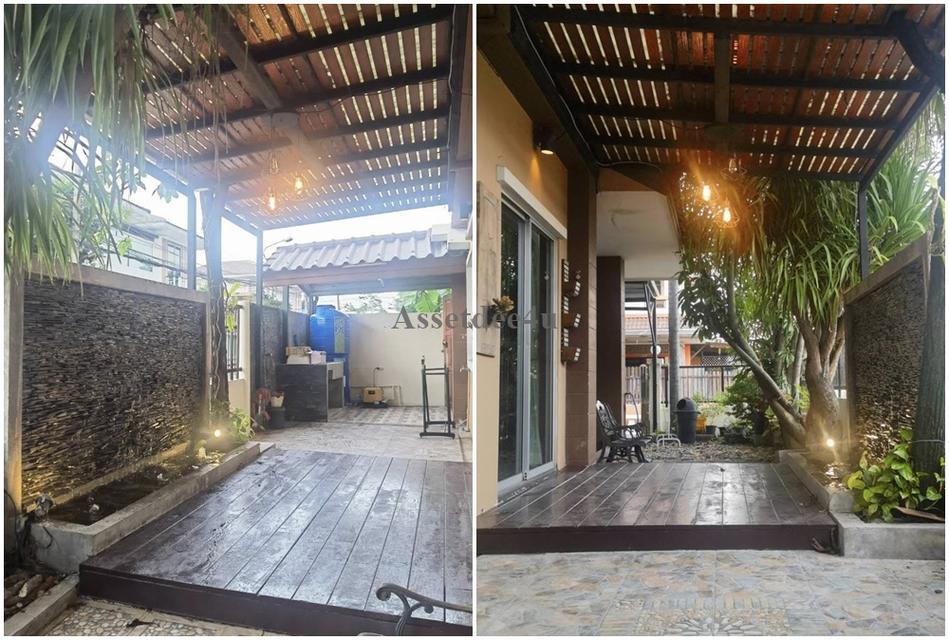 AT571 ให้เช่าทาวน์เฮาส์ 2 ชั้น หลังมุม มีเฟอร์นิเจอร์บางส่วน ย่านสุขาภิบาล5 รามอินทรา กม.4 9