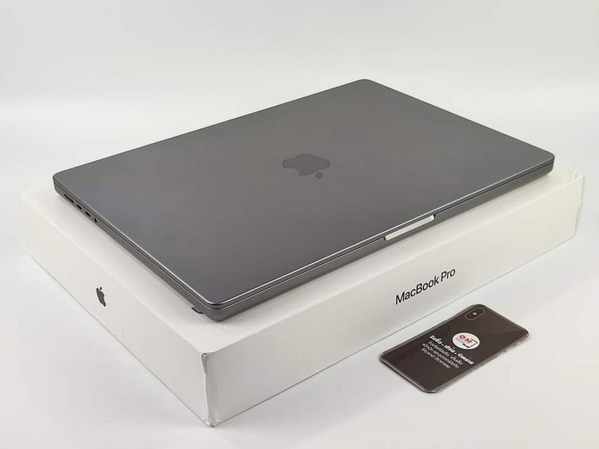 ขาย/แลก Macbook Pro 16-inch 2021 M1Pro 16/512 ศูนย์ไทย ประกันศูนย์ สภาพสวยมาก แท้ ครบกล่อง เพียง 73,900 บาท  2