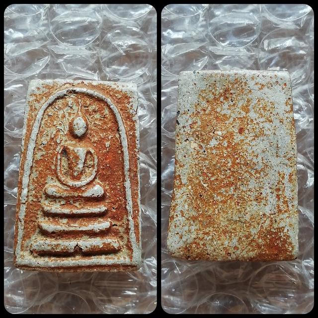 สมเด็จปรกโพธิ์วัดเขาตะเคราสะดือขีด กรุวัดพระแก้ว กรุบางขุนพรหม พระประธาน เกศทะลุซุ้ม รูปที่ 6