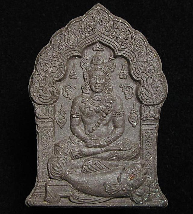 ขุนแผนขี่ปลาหมอ เสน่ทางปาก หลวงพ่อเขียว วัดระเว (G32)